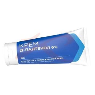 Д-пантенол 6% крем 50г д/сух и поврежд кожи. Фото