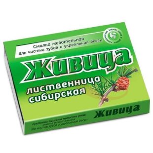 Живица таежная жев.резинка №5 /алтайский нектар/. Фото