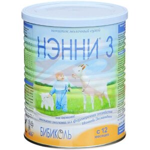 Нэнни-3 молочная смесь 400г. с 1года. Фото