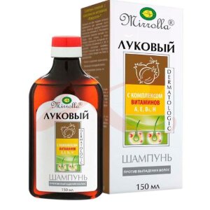 Мирролла луковый шампунь для волос 150мл компл. витам.. Фото
