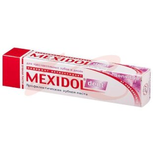 Мексидол дент зубная паста 65г сенситив. Фото