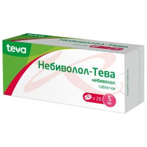 Небиволол-тева таблетки 5мг №28. Фото