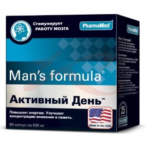 Мен-с формула капсулы №60 активный день. Фото