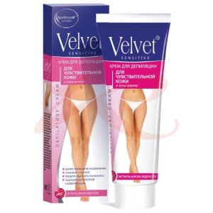 Вельвет депил. крем д/чувств. кожи и бикини 100мл. [velvet]. Фото