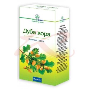 Изображение Дуба кора измельченная 50г Дуба кора измельченная 50г. Фото