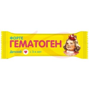 Гематоген форте детский плитка 25г. Фото
