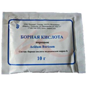 Изображение Борная кислота порошок 10г Борная кислота порошок 10г. Фото