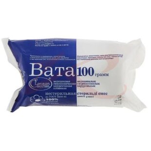 Емельян савостин вата хирургическая 100г н/стер. Фото