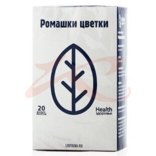 Ромашки цветки сырье растительное измельченное 1.5г 20г. Фото