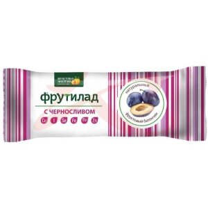 Фрутилад батончик фруктовый 30г чернослив. Фото