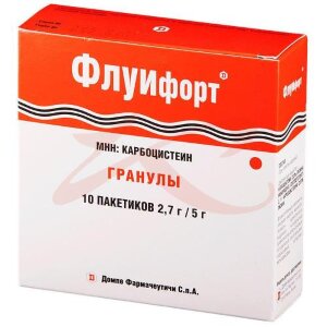 Флуифорт гранулы для приготовления суспензии для приема внутрь 2,7г/5г №10. Фото