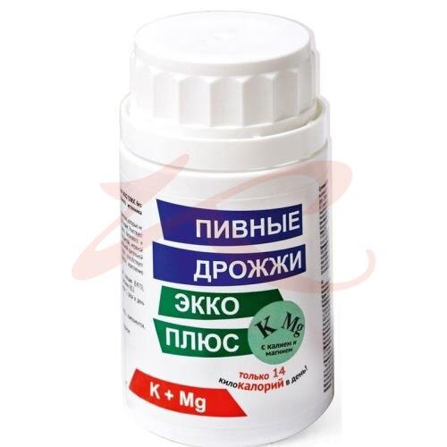 Пивные дрожжи экко плюс таблетки №100 калий + магний купить в Воронеже ...
