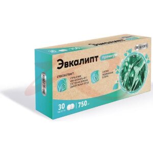 Биофорте эвкалипт премиум таблетки для рассасывания 750мг №30 (бад). Фото
