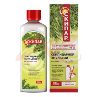 Скипар набор терапевт нтв-02 (раствор белый 500мл + термометр). Фото