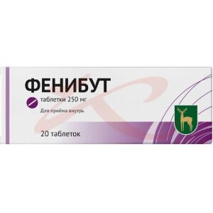 Изображение Фенибут таблетки 250мг №20 Фенибут таблетки 250мг №20. Фото