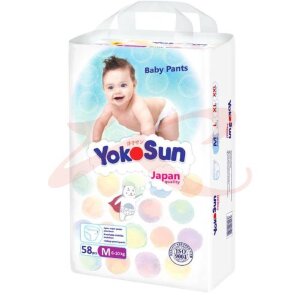 Йоко сан подгузник-трусики 6-10кг. р.м №58 [yokosun]. Фото
