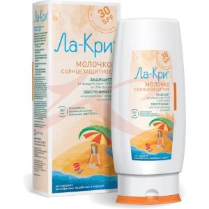 Изображение Ла-кри молочко для тела 200мл с/защит. spf30 Ла-кри молочко для тела 200мл с/защит. spf30. Фото