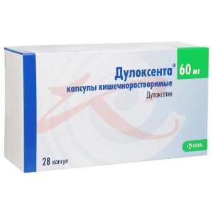 Дулоксента капсулы кишечнорастворимые 60мг №28. Фото