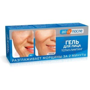 Изображение До и после гель д/лица тотал-лифтинг 50мл. /твинс тэк/ До и после гель д/лица тотал-лифтинг 50мл. /твинс тэк/. Фото