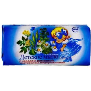 Изображение Свобода мыло детское 100г с чередой, ромашкой, чистотелом, подорожником Свобода мыло детское 100г с чередой, ромашкой, чистотелом, подорожником. Фото