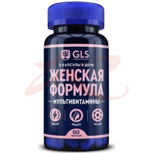 Джи эл эс женская формула капсулы 430мг №60 мультивитамины. Фото
