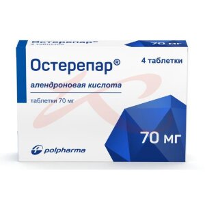 Остерепар таблетки 70мг №4. Фото
