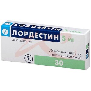 Изображение Лордестин таблетки покрытые пленочной оболочкой 5мг №30 Лордестин таблетки покрытые пленочной оболочкой 5мг №30. Фото