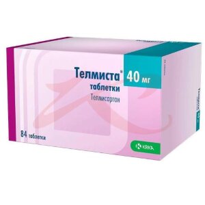 Телмиста таблетки 40мг №84. Фото