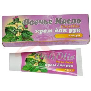 Овисолио овечье масло крем д/рук лопух 70г. [ovisolio]. Фото