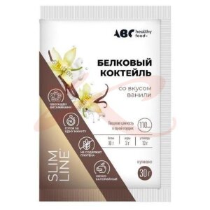 Авс хэлси фуд коктейль 30г белковый со вкусом ванили. Фото