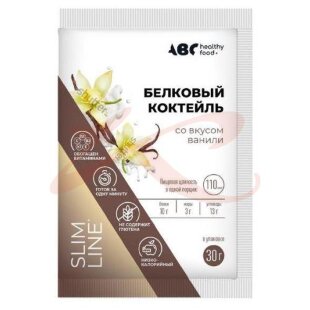 Авс хэлси фуд коктейль 30г белковый со вкусом ванили. Фото