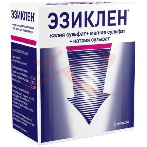 Эзиклен концентрат для приготовления раствора для приема внутрь 176мл №2 /в комплекте со стаканом полипропиленовым/. Фото