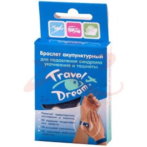 Трэвел дрим браслет акупунктурный №2 руки. Фото