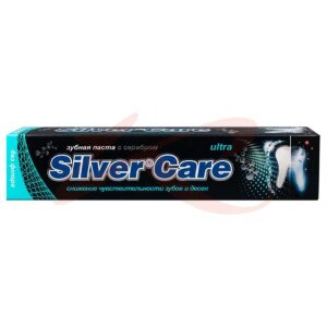 Сильвер кеа зуб.паста ультра б/фтора 75мл. [silver care]. Фото