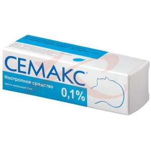 Семакс капли назальные 0.1% 3мл в комплекте с пипеткой. Фото