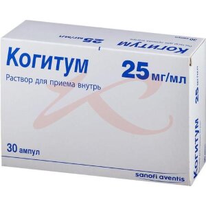 Когитум раствор для приема внутрь 25мг/мл 10мл №30. Фото