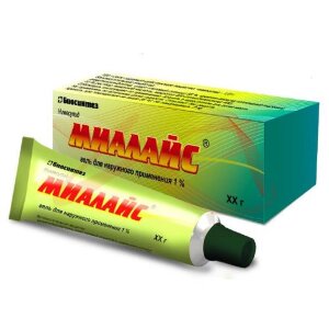 Миалайс гель для наружного применения 1% 20г. Фото