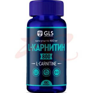 Джи эл эс l-карнитин 800 капсулы 400мг №60. Фото