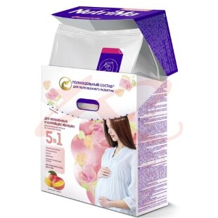 Нутрима фемилак напиток молочный 350г 5в1 д/берем. и корм. женщин вкус манго. Фото