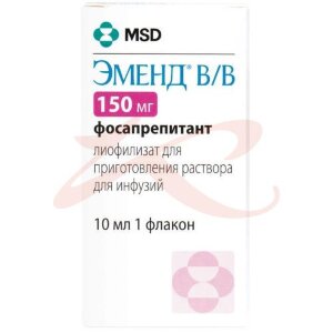 Эменд в/в лиофилизат для приготовления раствора для инфузий 150мг №1. Фото