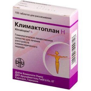 Изображение Климактоплан н таблетки для рассасывания гомеопатические №100 Климактоплан н таблетки для рассасывания гомеопатические №100. Фото