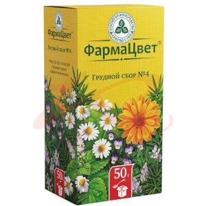 Грудной сбор №4 сбор измельченный 50г. Фото