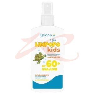 Красса лимпопо кидс молочко для тела 150мл детское солнцезащ spf-60 +. Фото