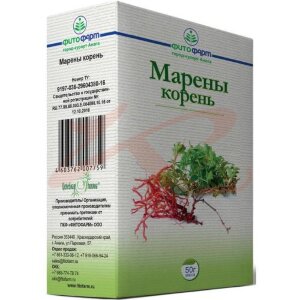 Целебная поляна марены корневища и корни цельные 50г бад. Фото