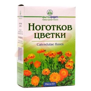 Ноготков цветки сырье растительное 50г. Фото
