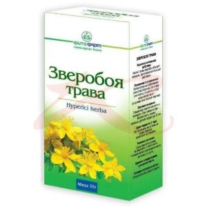 Зверобоя трава измельченная 50г. Фото