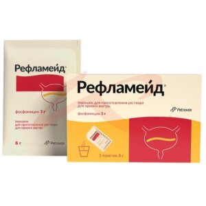 Изображение Рефламейд порошок для приготовления раствора для приема внутрь 3г 8г №1 Рефламейд порошок для приготовления раствора для приема внутрь 3г 8г №1. Фото