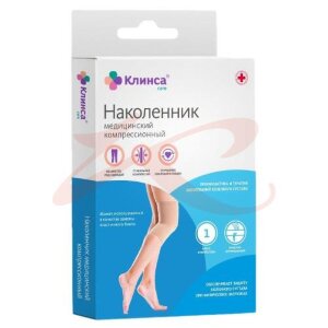 Клинса наколенник мед. компрес. р.l беж.. Фото