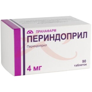 Изображение Периндоприл таблетки 4мг №90 Периндоприл таблетки 4мг №90. Фото