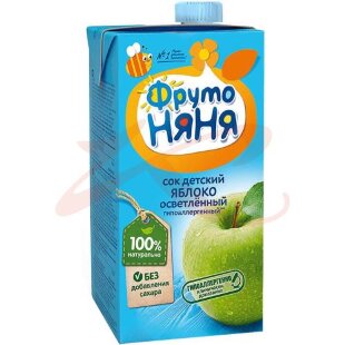 Фрутоняня нектар (сок) 500мл. яблоко осветл. б/сах.. Фото